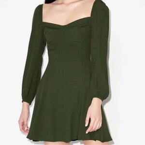 Reformation Mochi Dress - fern green